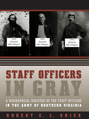 cover image of Staff Officers in Gray